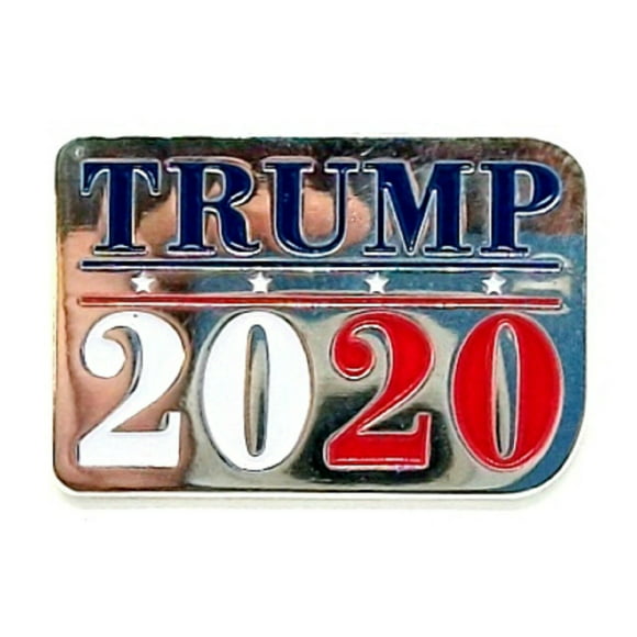 Wholesale Pack of 12 Trump 2020 Oval Campaign Election Bike Hat Cap lapel Pin